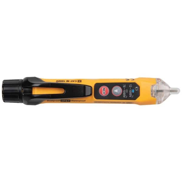 Dual Range Non-Contact Voltage Tester w/ Flashlight, 12 - 1000V AC