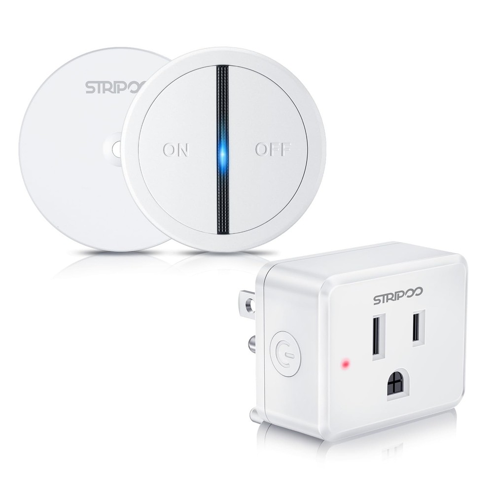 Garbage Disposal Wireless Switch Kit, 500 Feet RF Range Remote Control Outlet...