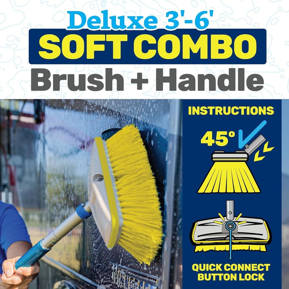 STAR BRITE Deluxe Telescoping Deck Brush Kit