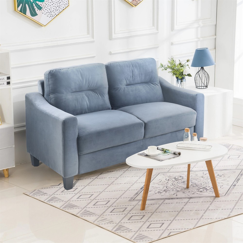 Loveseat Sofa 2-Seater Sofa Couch Upholstered Sofa Couch Living Room Sofa