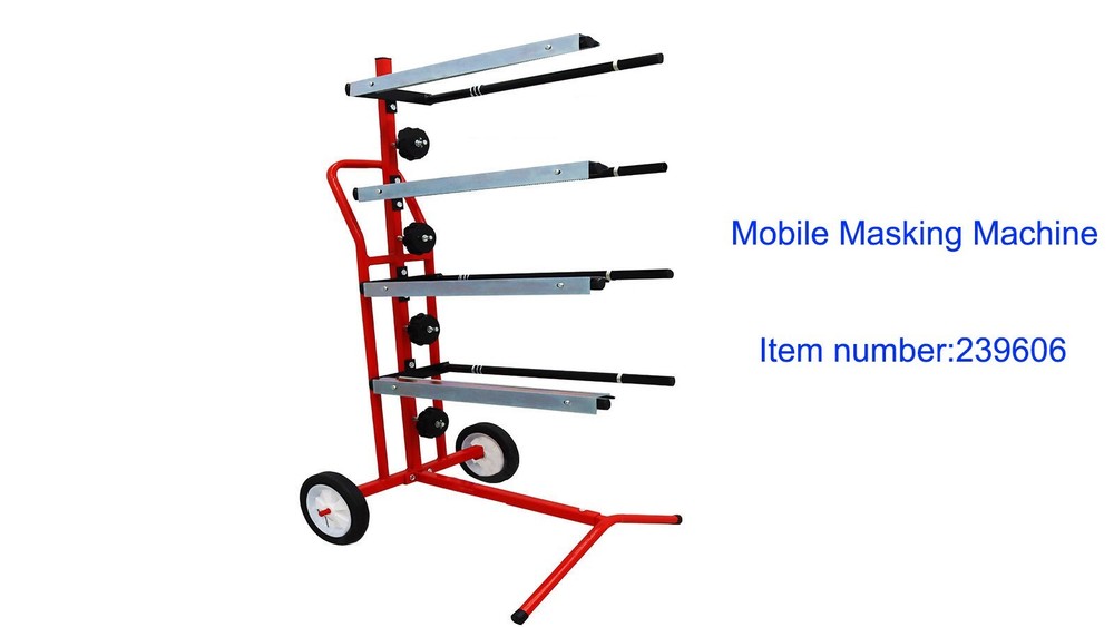 21.7" Mobile Masking Machine Tree Style Station Multiple Rolls for Masking Paper
