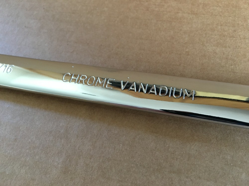 MASTER MECHANIC 15/16" 12 POINT CHROME VANADIUM COMBINATION SPANNER WRENCH NOS