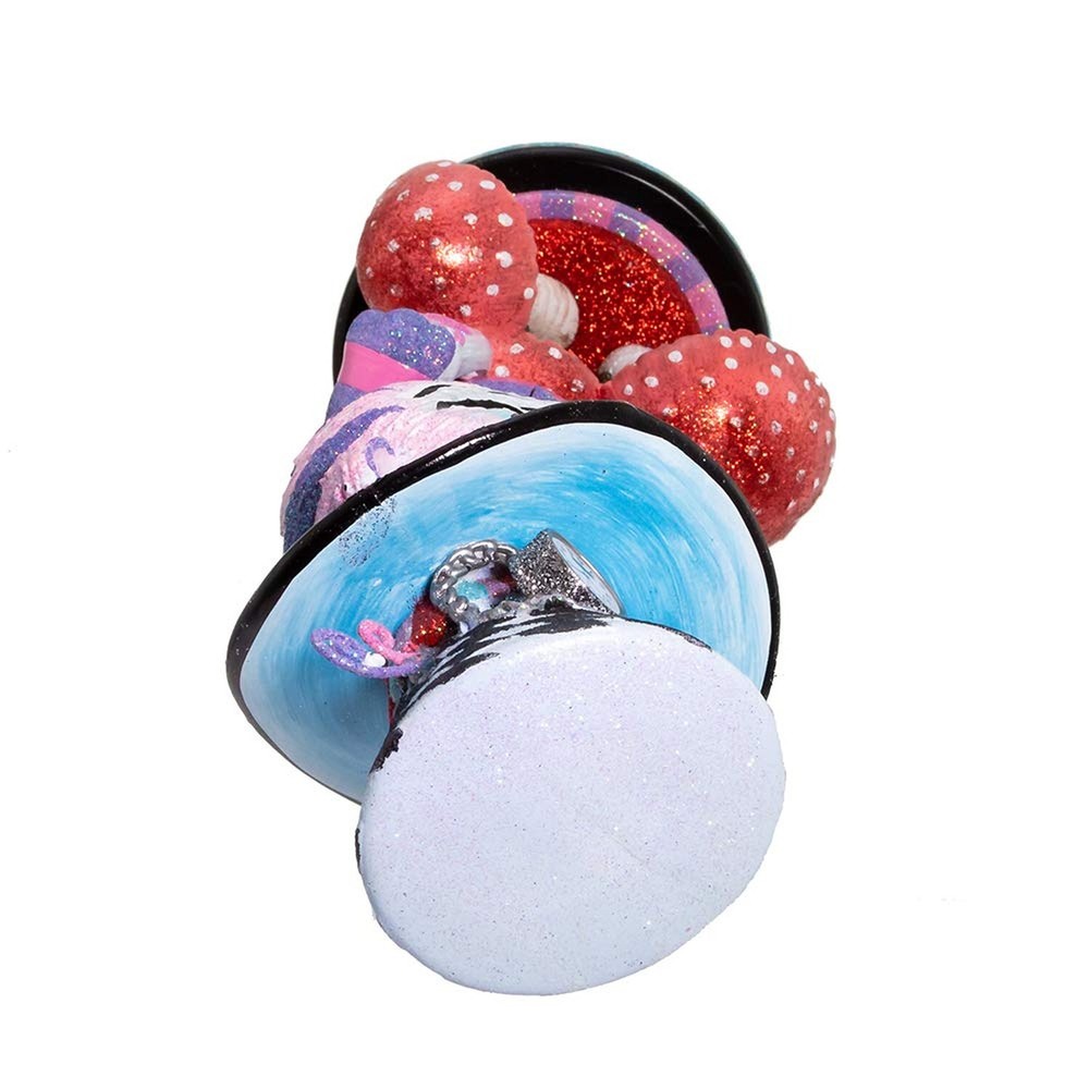 Kurt S. Adler HA0573 Hollywood Cheshire Cat Nutcracker, Multi-Colored