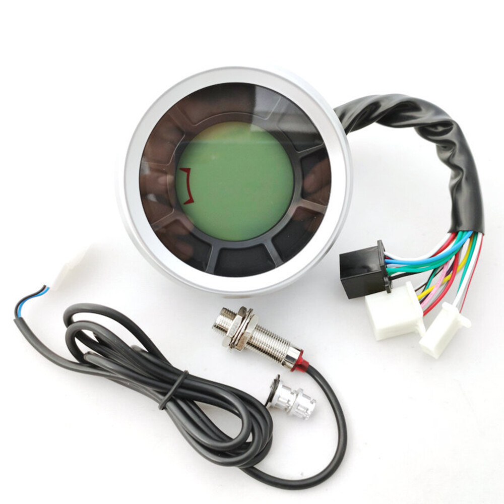Motorcycle Speedometer Digital LED LCD Odometer Universal