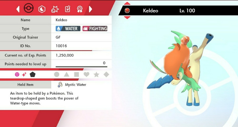 ✨Shiny✨ Keldeo For Pokémon Sword & Shield