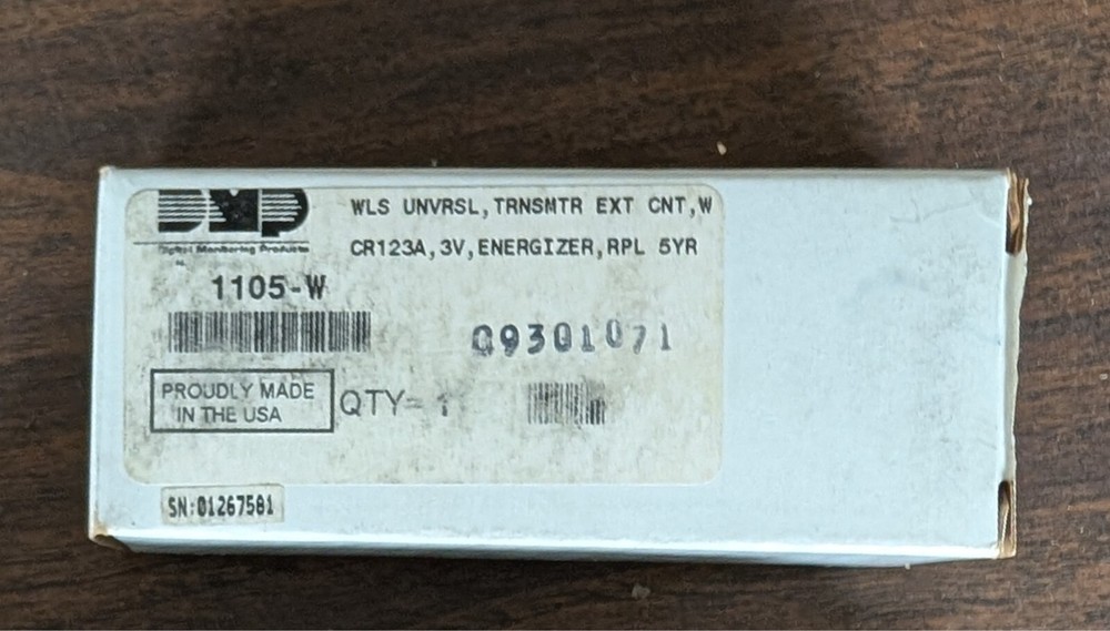 DMP 1105-W Wireless Universal Transmitter, White