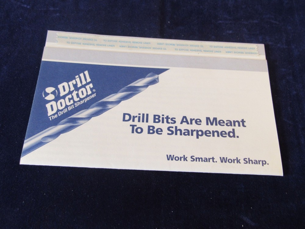Drill Doctor Drill Bit Sharpener User's Guide & Reference Card Lot of 3 C470