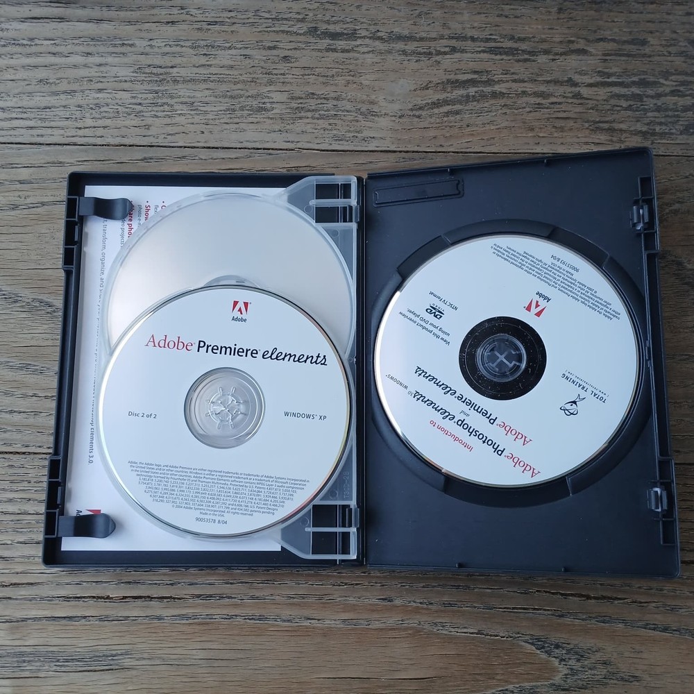 Adobe Premiere Elements for Windows XP PC CD-ROM Video Editing Software