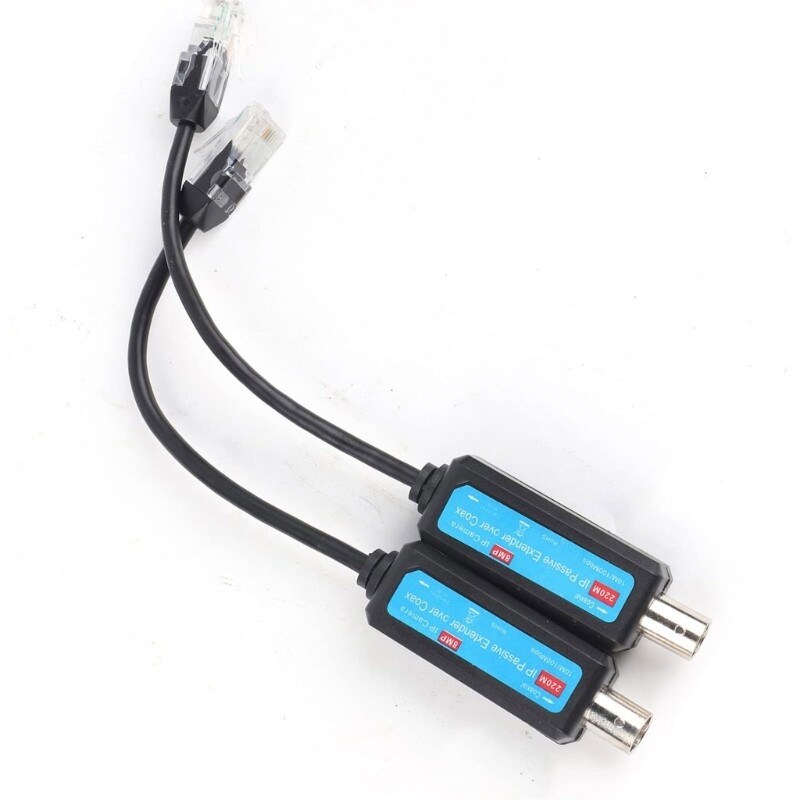 Passive IP Networking Coaxial Transmitter Coaxial Cable to Ethernet Adapter