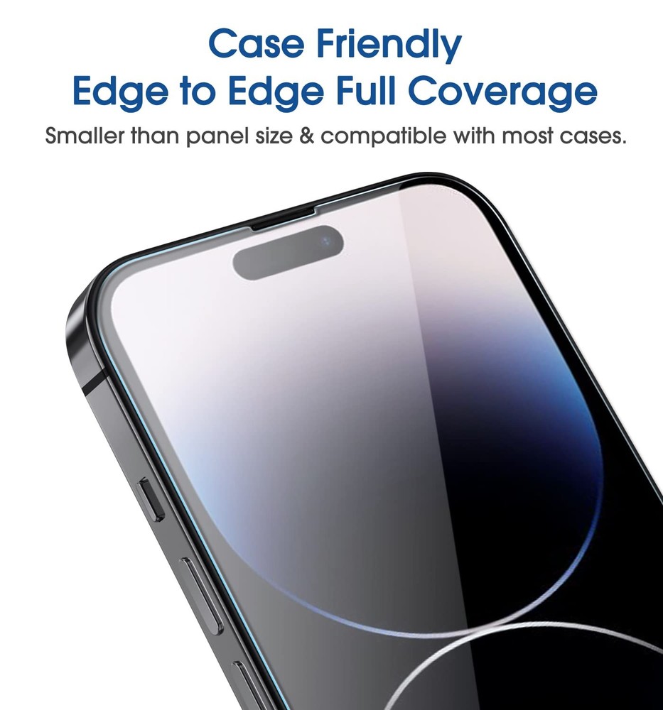 2PCS For Apple iPhone 17 Pro Tempered Glass Screen Protector Anti-Scratch Cover