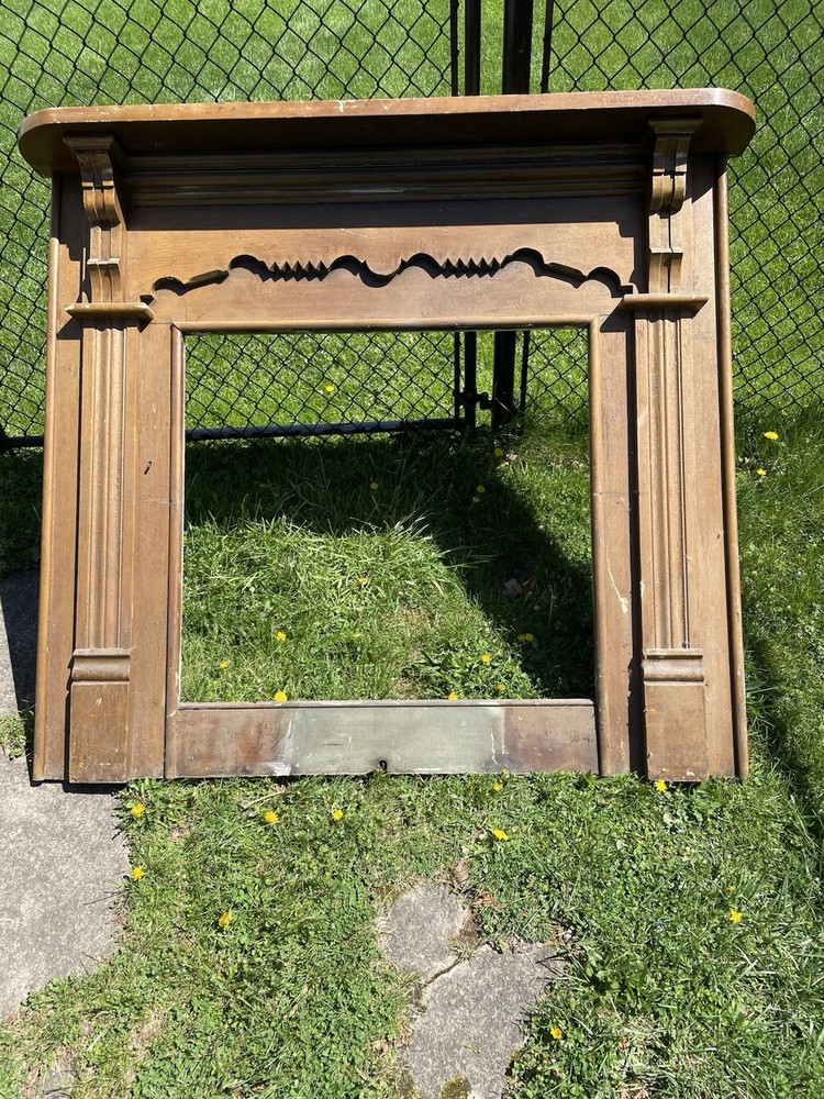 fireplace mantle