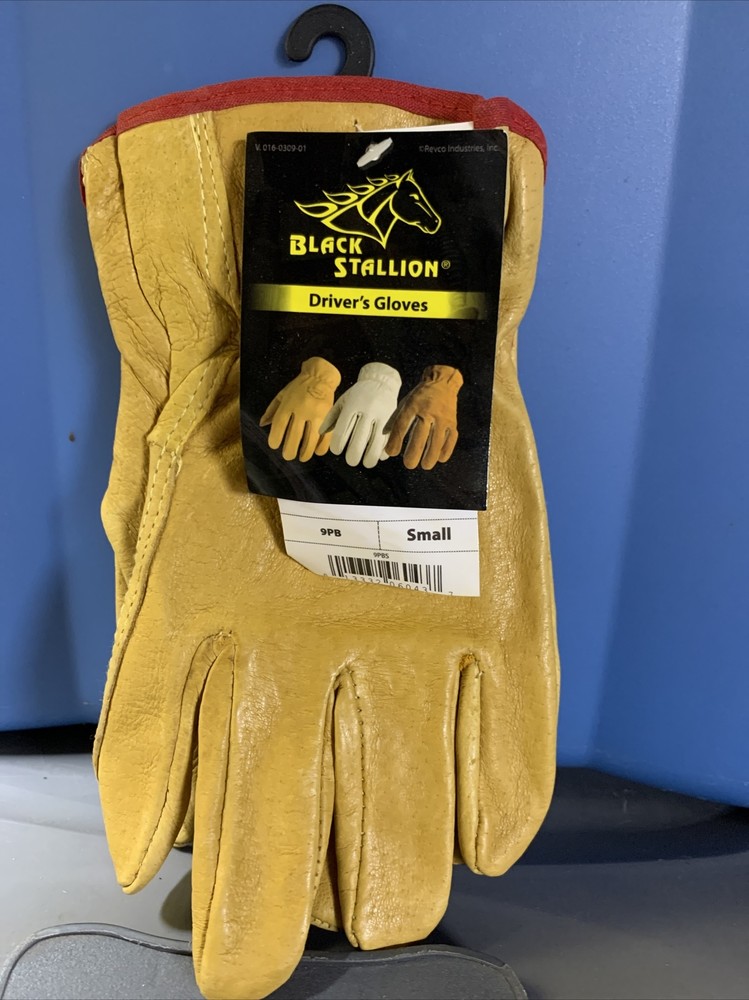 Black Stallion 9PB Value Grain Pigskin Driver's Gloves Small