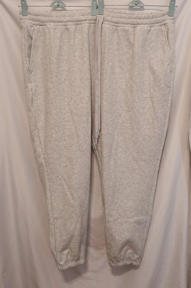 Fabletics JUSTIN Sweatpants Women 4X Gray Drawstring Relaxed Fit