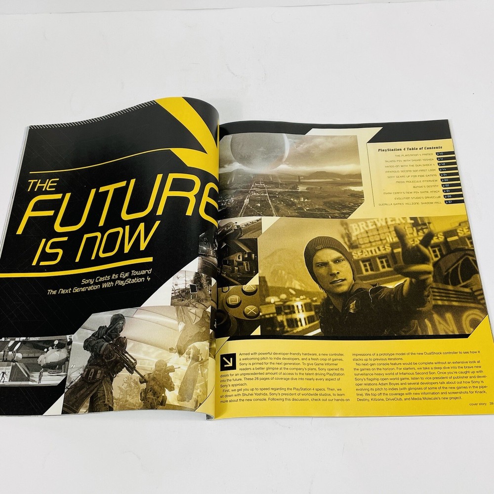 game informer Magazine 2013 issue 242 Infamous Second Son
