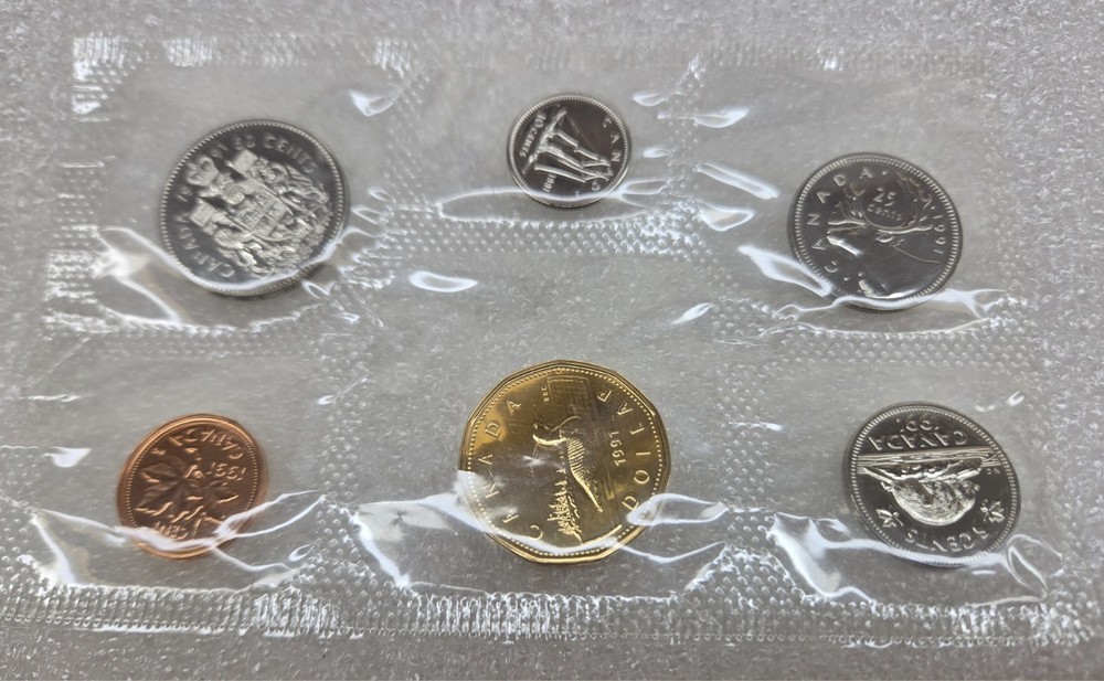 1991 Proof-Like Set Issued by the RCM
