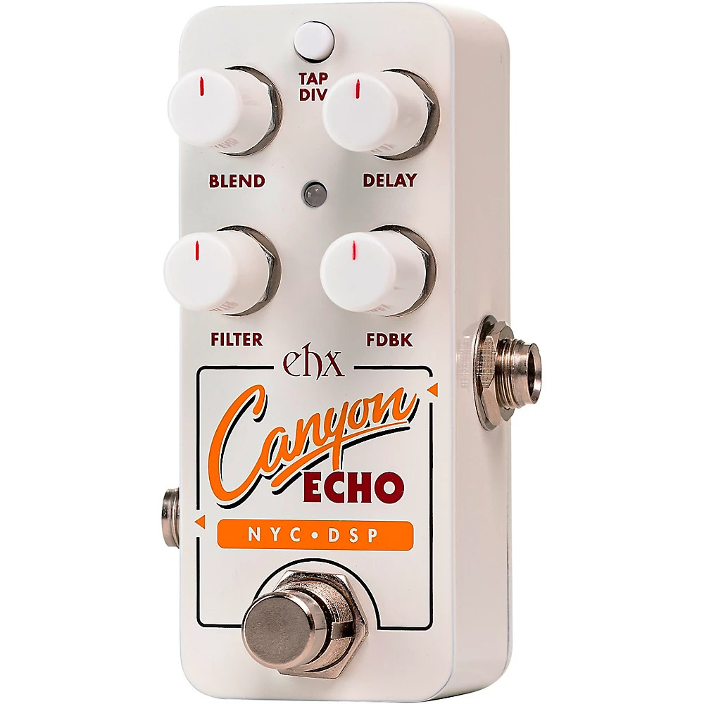 Electro-Harmonix Canyon Echo Digital Delay Effects Pedal White