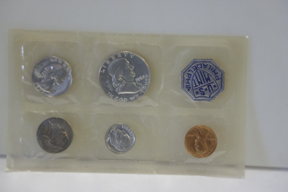 1962 US Silver Proof Set Original Cello