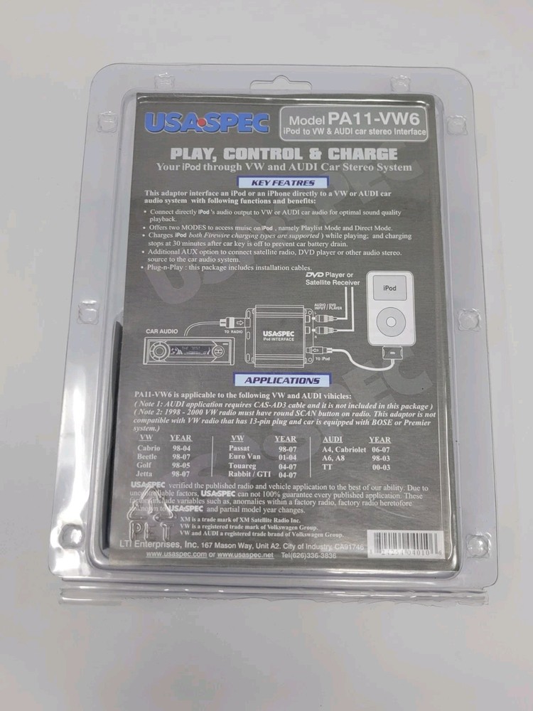 USA Spec PA11-VW iPod to VW Interface