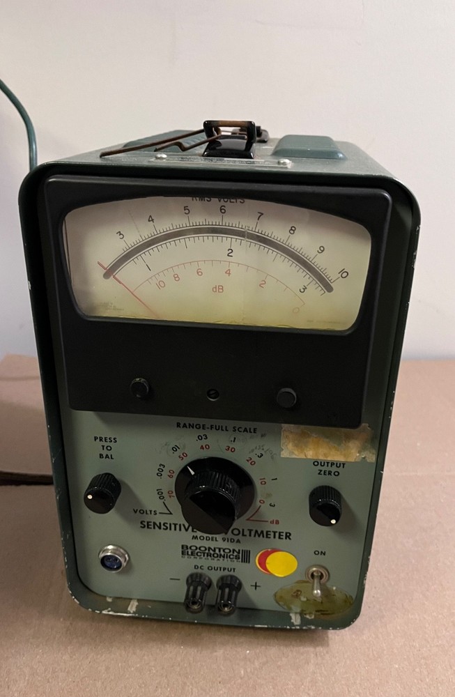 Pre Owned Boonton 91DA Voltmeter Boonton Electronics Sensitive Voltmeter