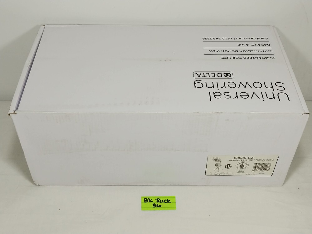 58680-CZ Universal Showering Round 1.75 GPM Multi Function