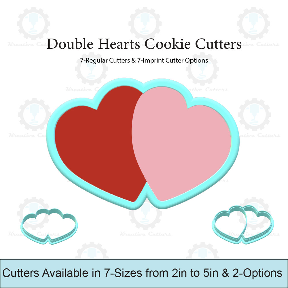 Double Hearts Cookie Cutters