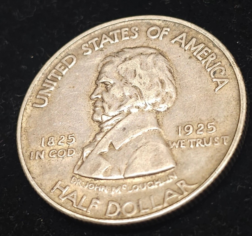 1925 Fort Vancouver Centennial Commemorative Half Dollar/ Extra Fine