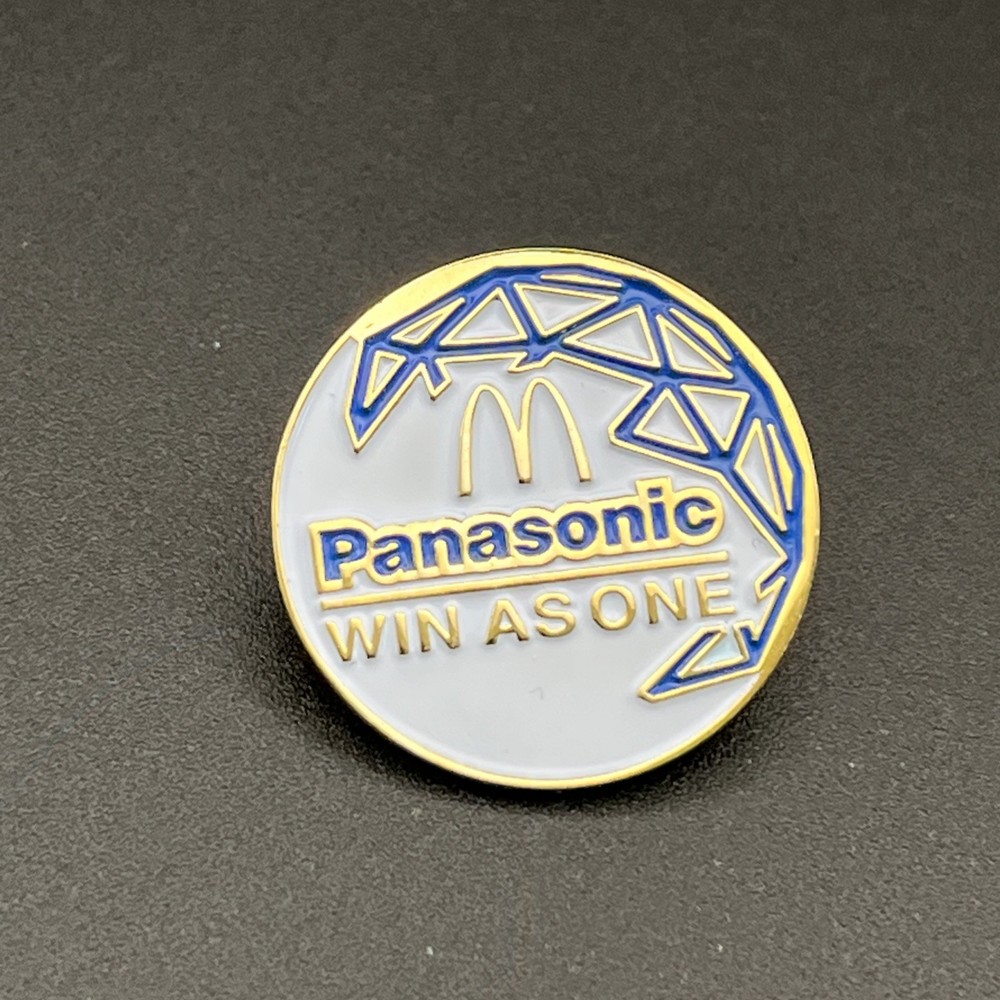 McDonald's Panasonic “Win As One” Employee Lapel Hat Pin