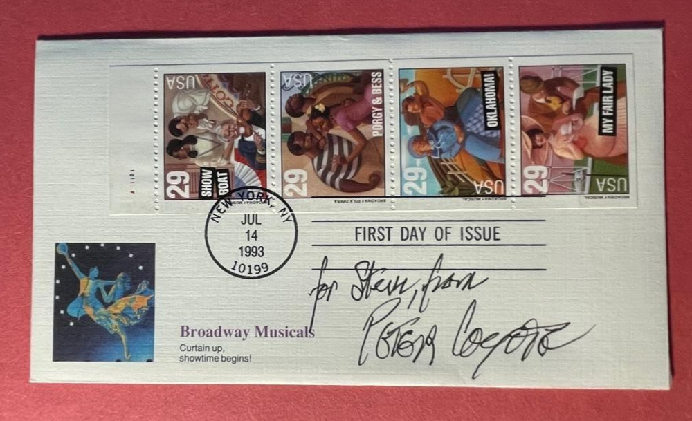 SIGNED PETER COYOTE FDC AUTOGRAPHED FIRST DAY COVER - STAR WARS