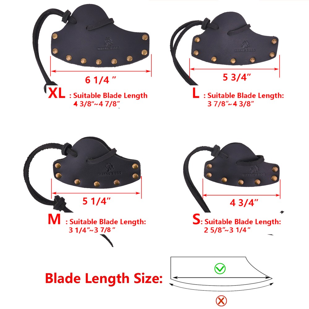 Cowhide Leather Axe Blade Sheath Protector Axe Head Cover Hatchet Holster