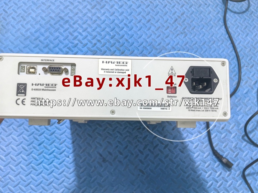 HAMEG HM8115-2 PROGRAMMBLE POWER METER