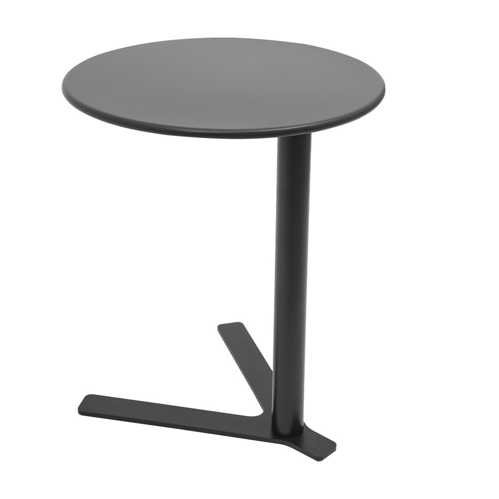 Round Side Table with Y-shaped Base, Side Table for Small Spaces,Couch End Table