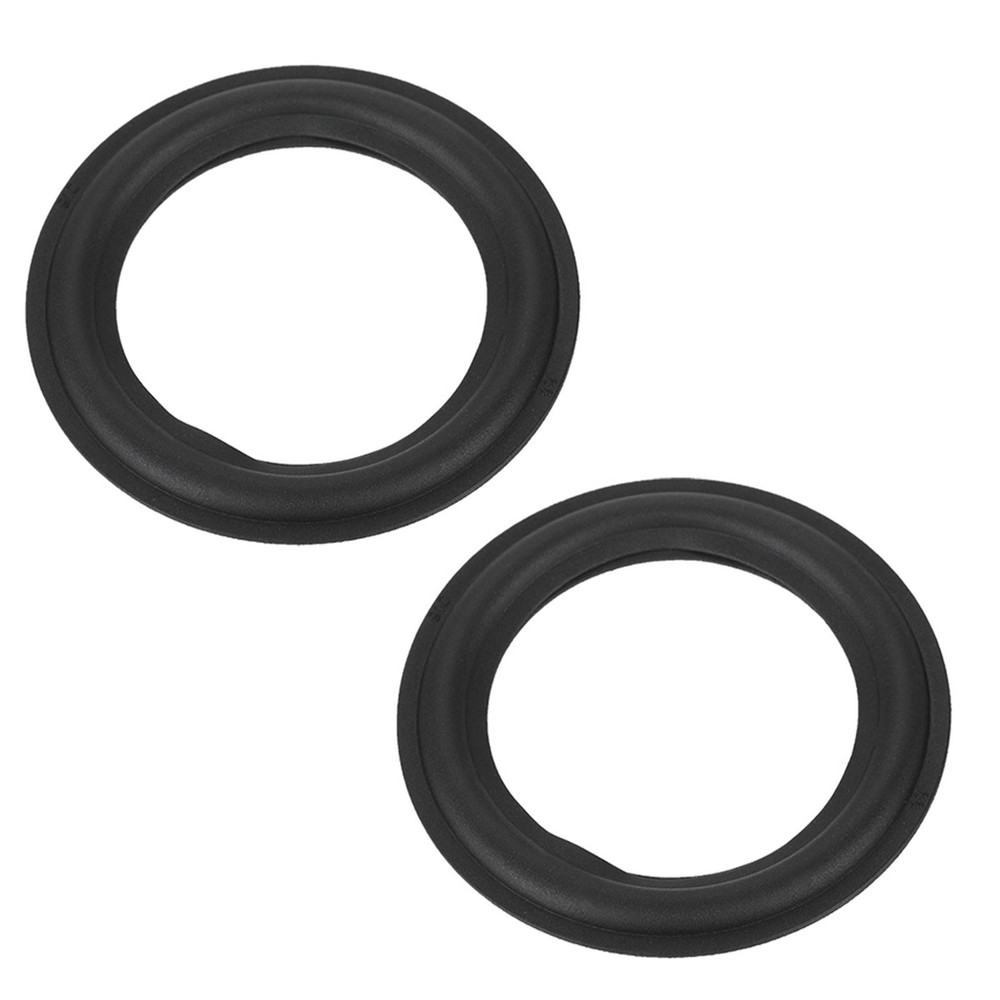 2 Speaker Rubber Edge Black 4'' Repair Part Replacement