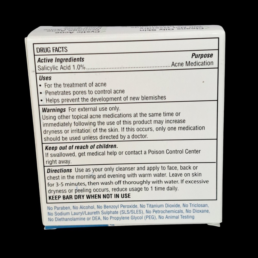 Truly Clear One Step Acne Solution Blemish Bar 3.5oz SEALED NIB
