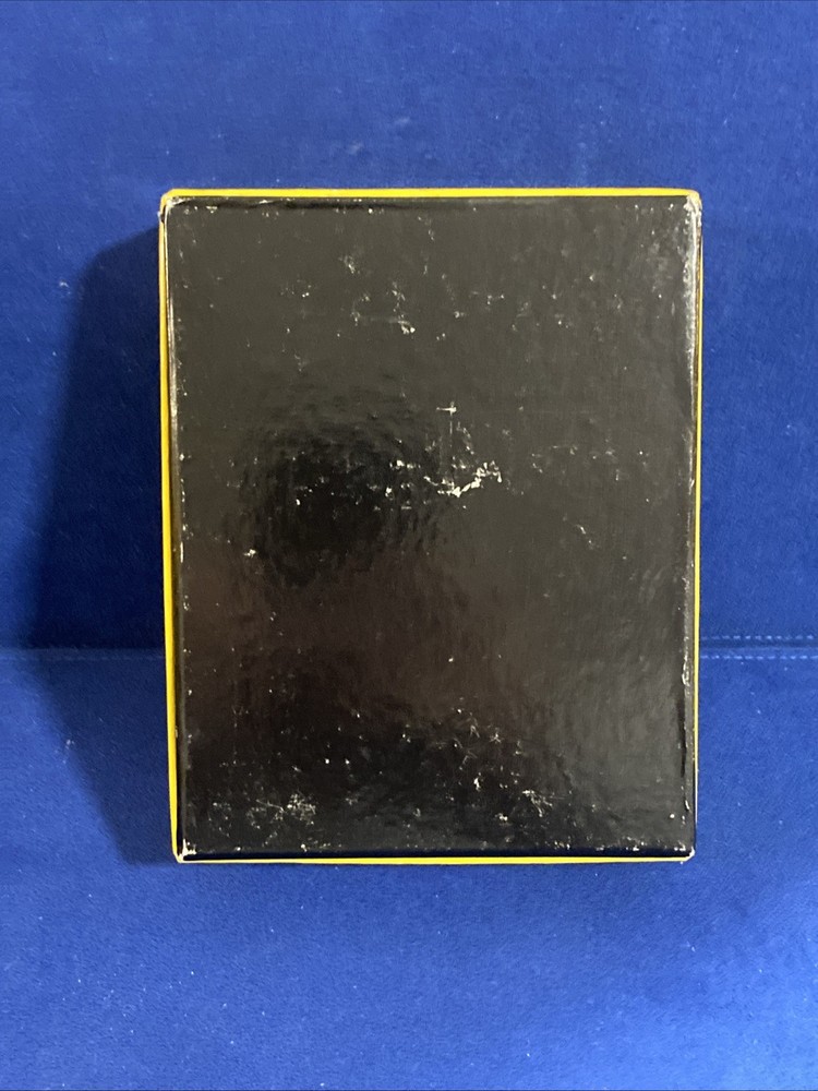 Fendi Empty Yellow & Black Box 5.75” X 4.5” X 1.5” GIft Storage Authentic.