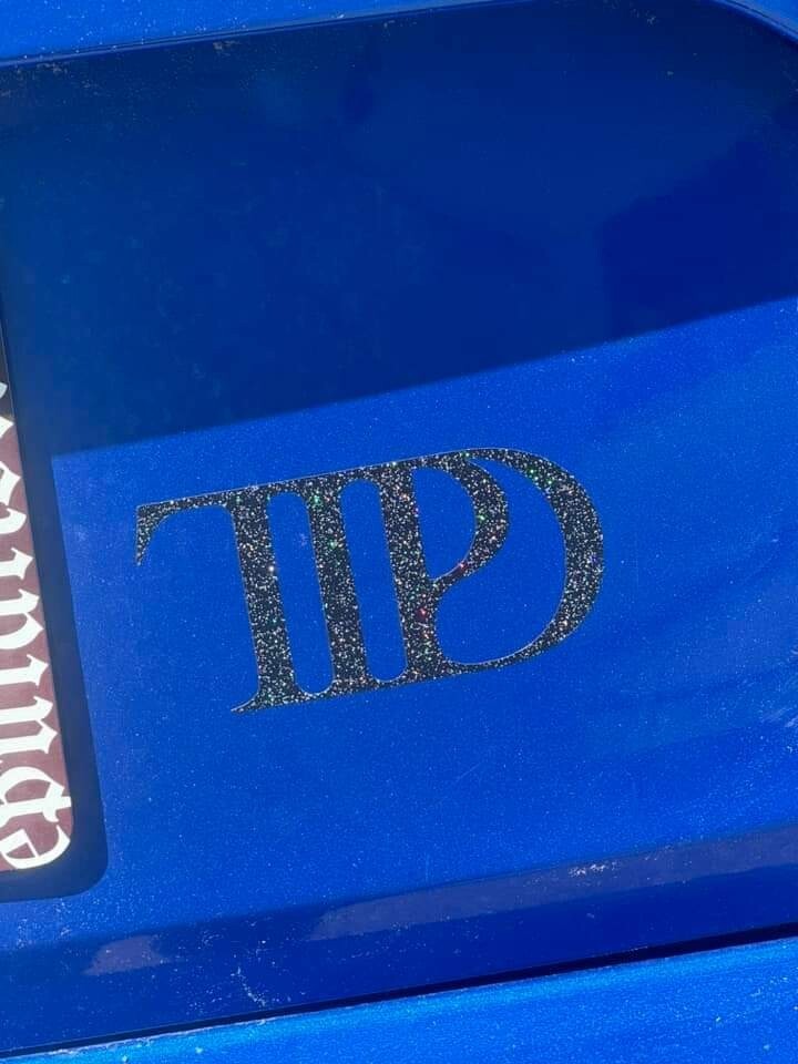 taylor swift ttpd decal