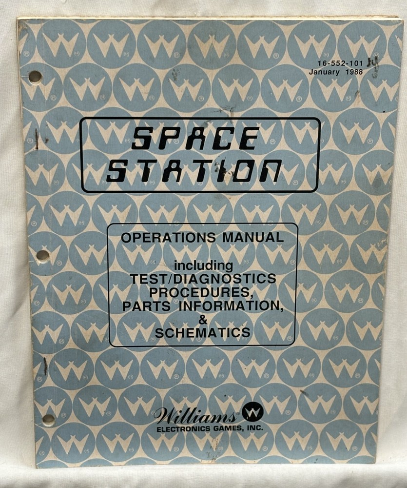 ORIGINAL-WILLIAMS-SPACE STATION-OPERATIONS MANUAL