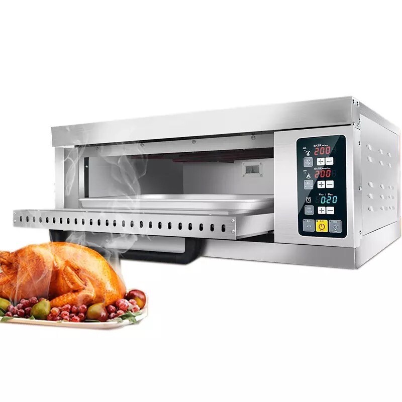 Commercial Large-Capacity Single Layer Oven Cake Pizza Bread Baking Machine