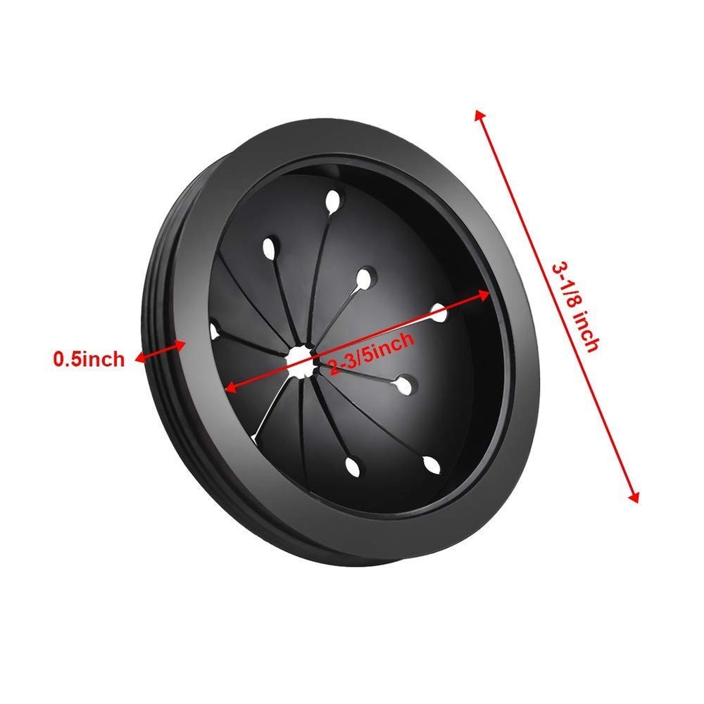 2Pcs Garbage Disposal Splash Guard Sink Baffle Disposal Replacement Waste Foo...