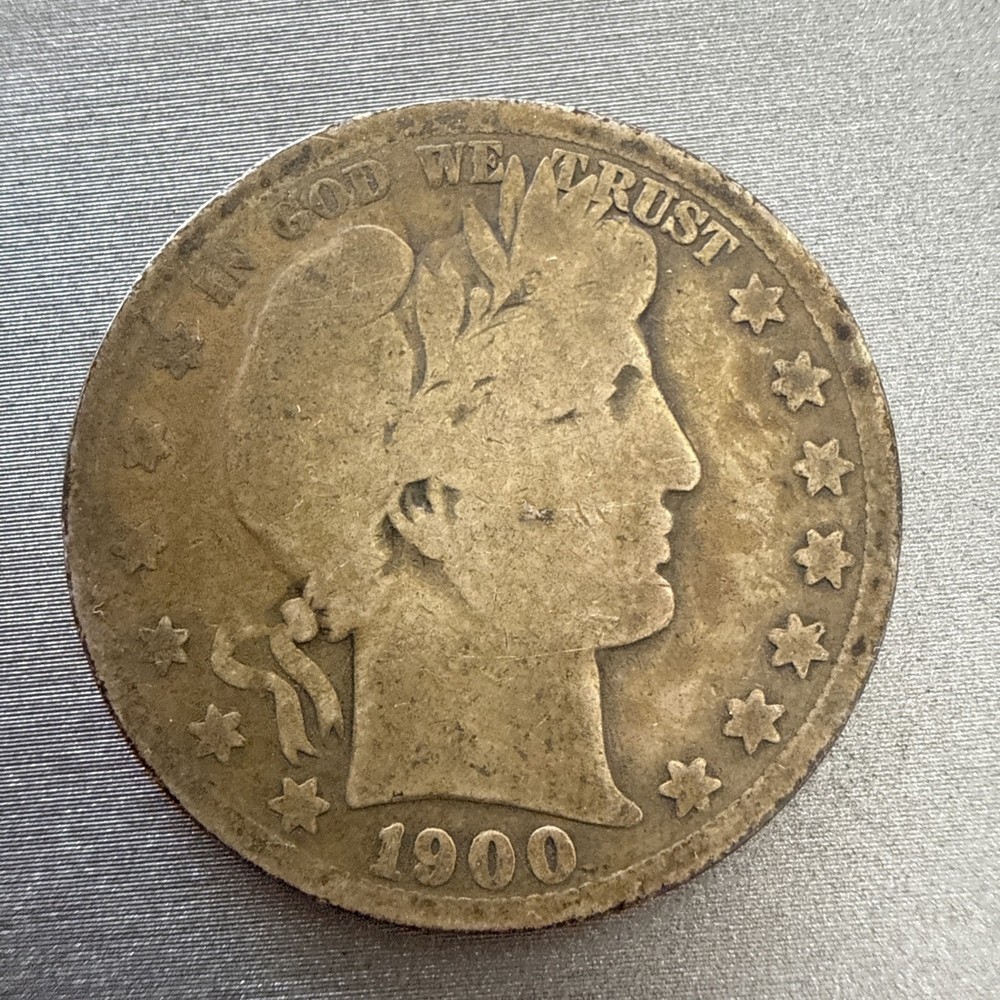 1900 S  barber half dollar 50c