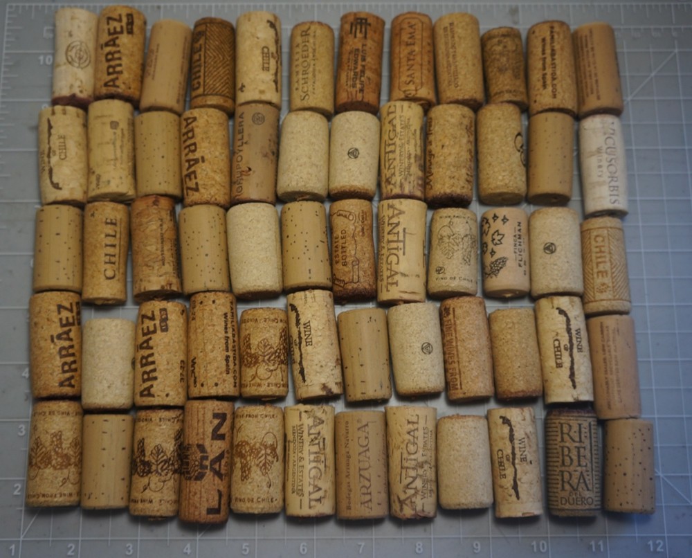 Lot Of 60 Wine Corks- Used