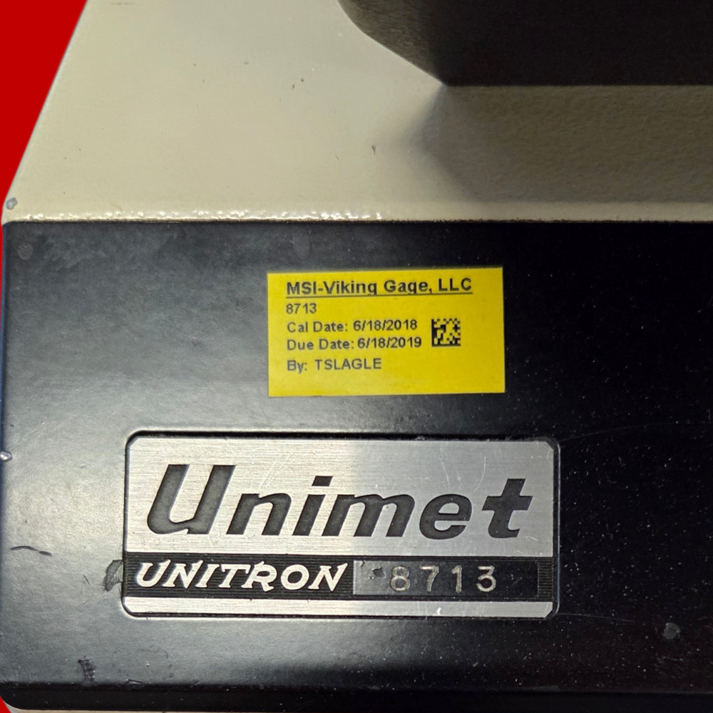 Unitron Unimet Inverted Metallurgical Microscope, 8713