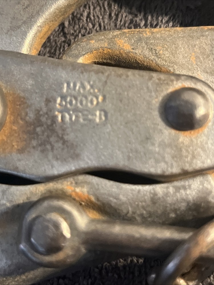 Vtg M Klein & Sons 4-67 Bell System Cable Wire Puller Max 5000 Lbs Type B