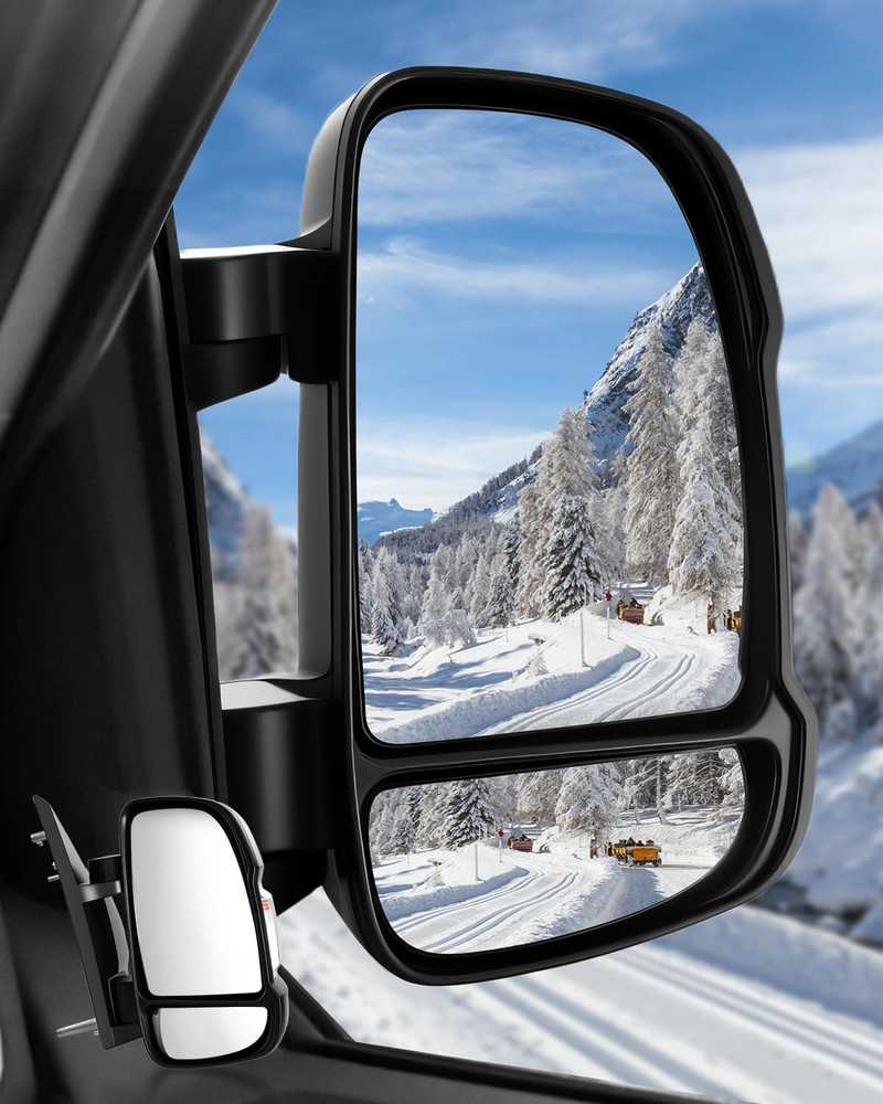 Passenger Right Side Mirror Replacement for Dodge Ram Promaster 1500 2500 3500 2