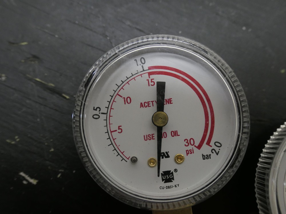 Miller Smith 30-15-520 Acetylene Medium Duty Regulator