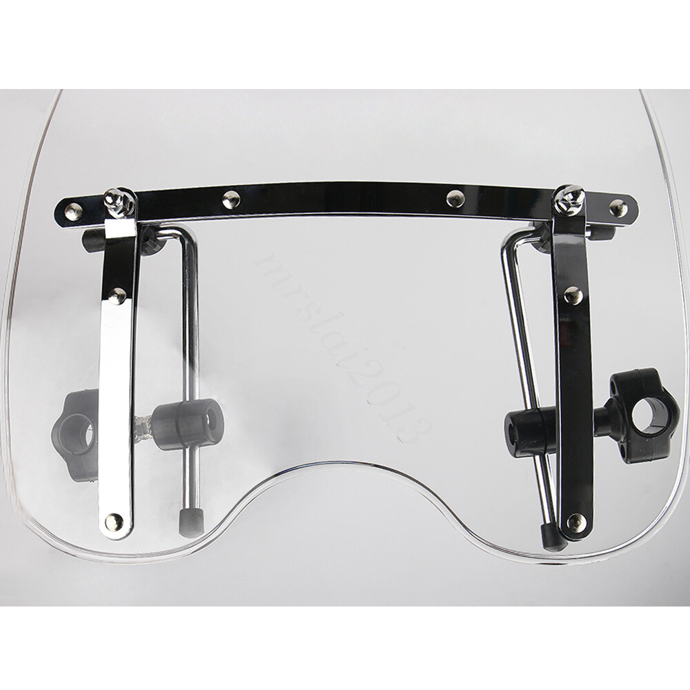 Motorcycle Windshield Wind Screen Hardware Universal 7/8''&1'' For Honda Yamaha