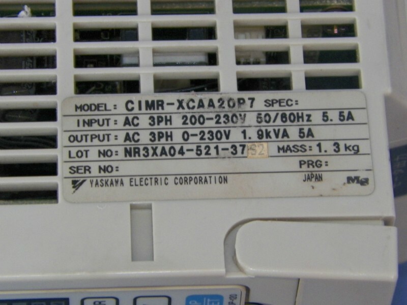 Yaskawa VS Mini CIMR-XCAA20P7 Inverter