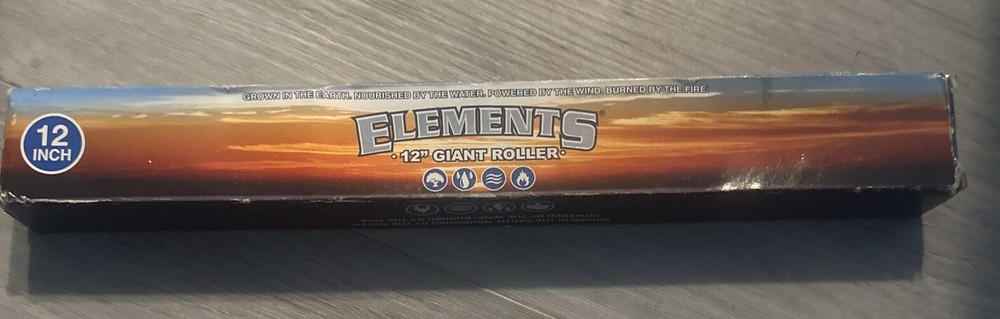 12" FOOT LONG ELEMENTS™ Brand Cigarette Hand Rolling Machine