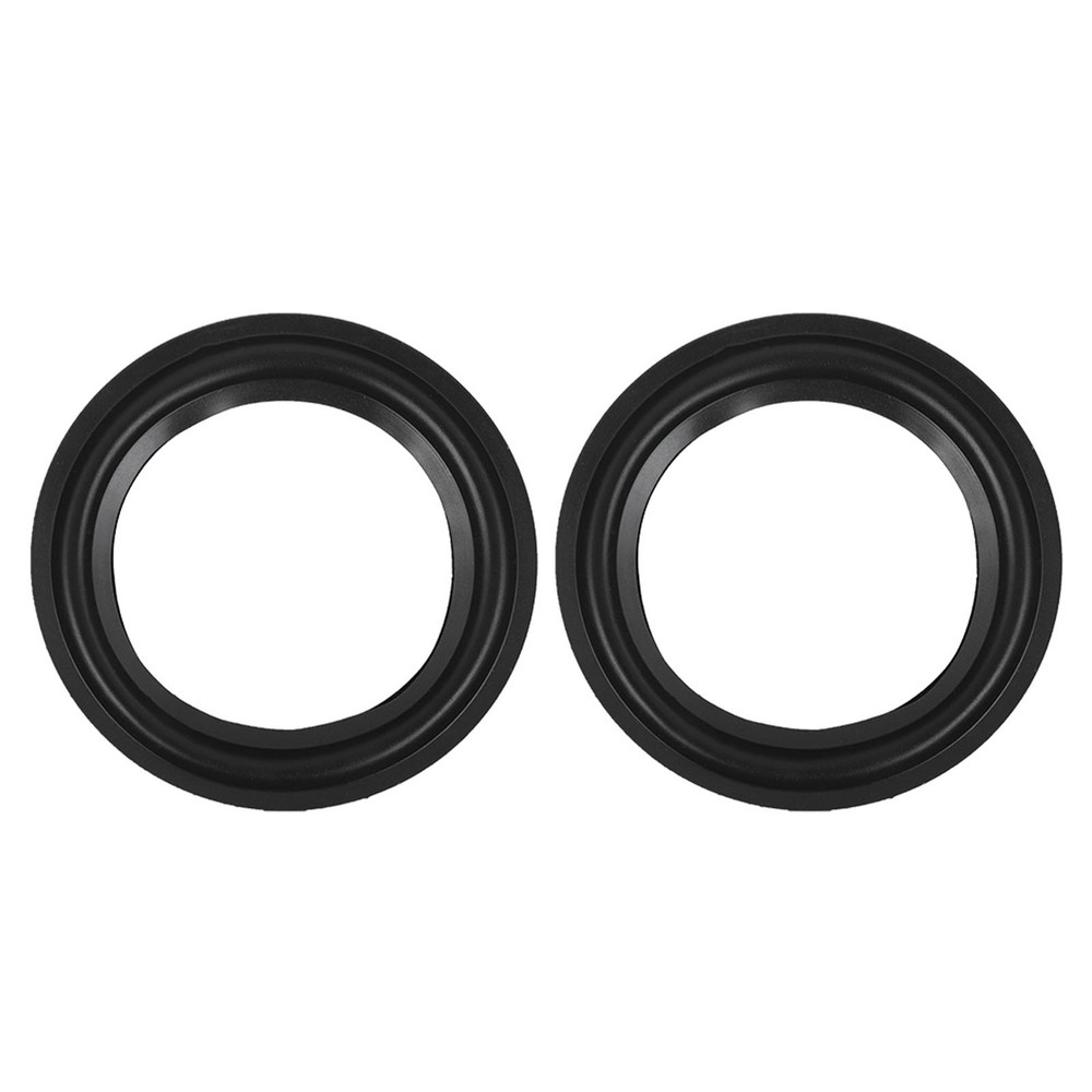 2 Speaker Rubber Edge Black 4'' Repair Part Replacement