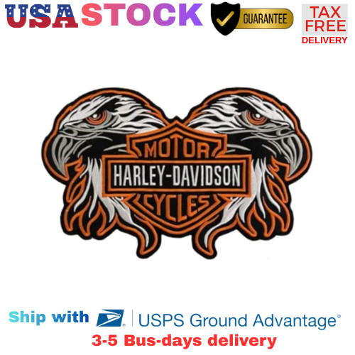 Harley-Davidson 11" Double Eagle Large Back Patch