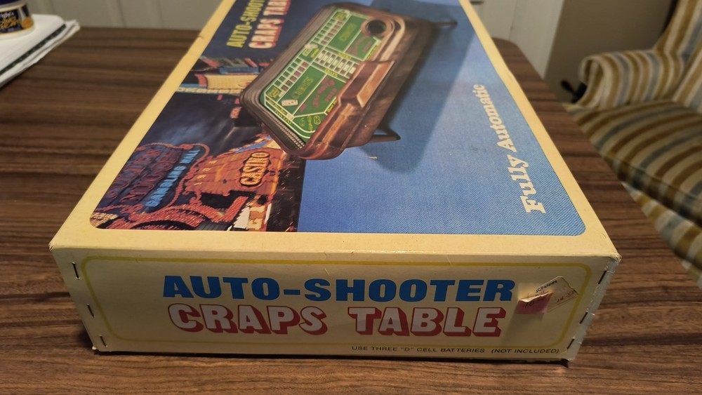 Waco Auto-Shooter Craps Table Fully Automatic Dice Roller Complete New Working!